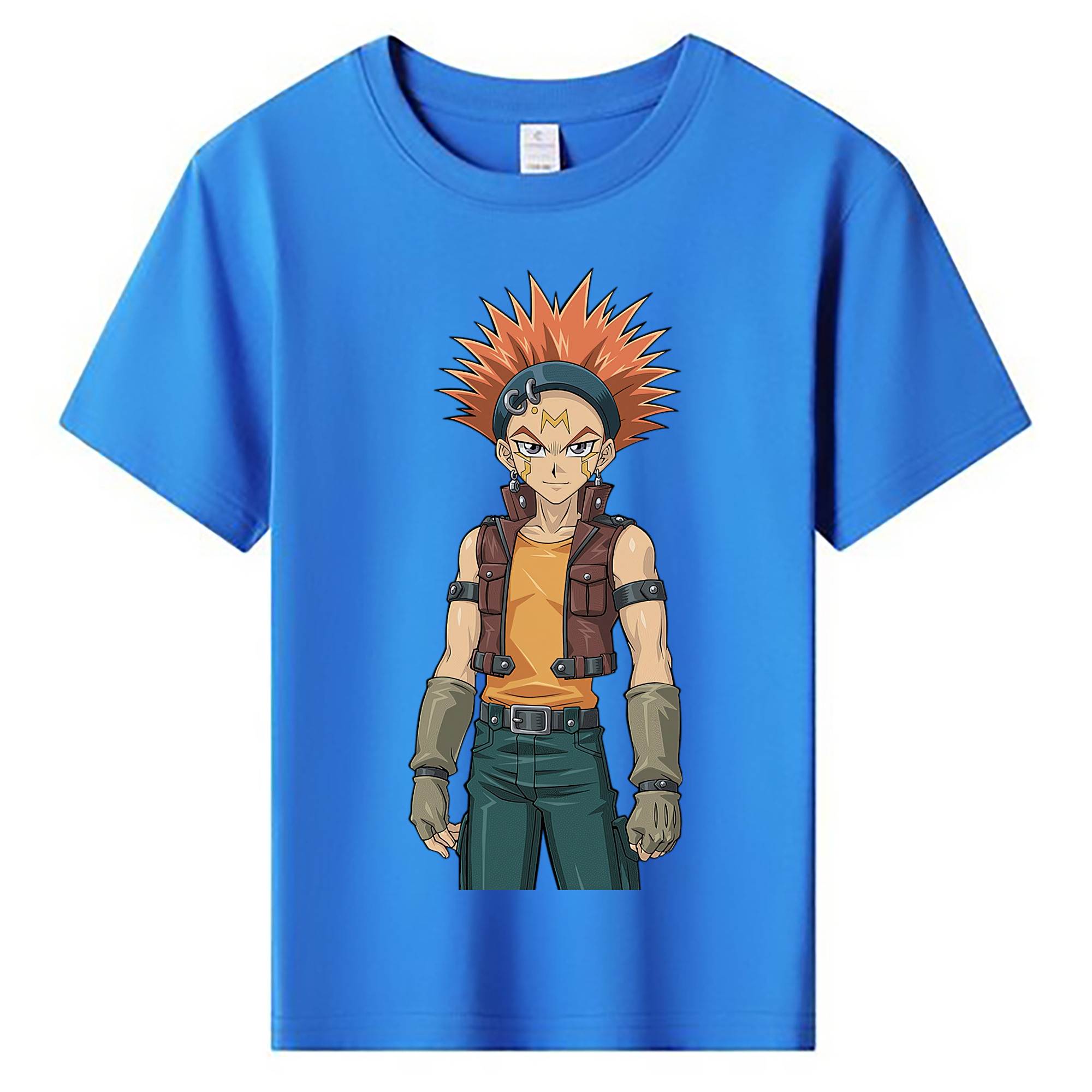 （画像用） 遊☆戯☆王 Yu-Gi-Oh! 綿100％キッズTシャツ（フロントプリント）